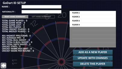 Capturas de tela do GoDart Bluetooth Dartboard