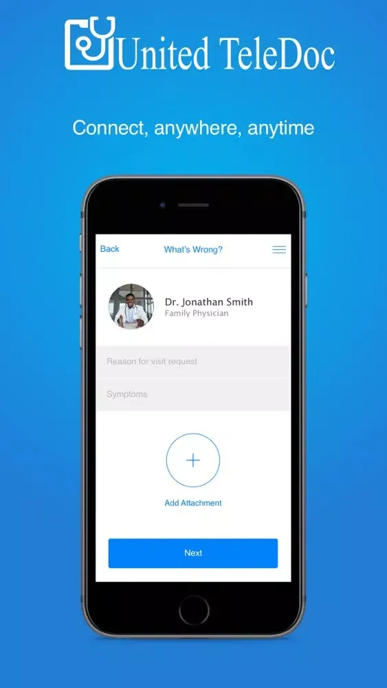 United TeleDoc سکرین شاٹس
