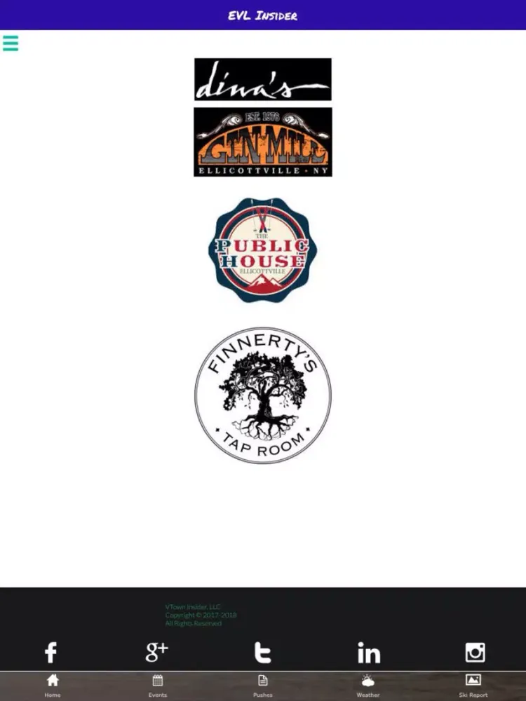 Capturas de pantalla de EVL Insider iPad 