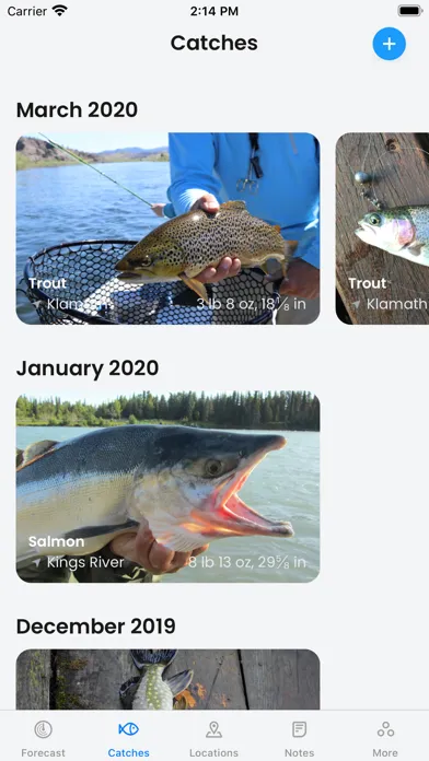 Tangkapan skrin Angler: The Fishing App