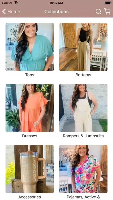 Capturas de tela do Carolina Dreamin Boutique