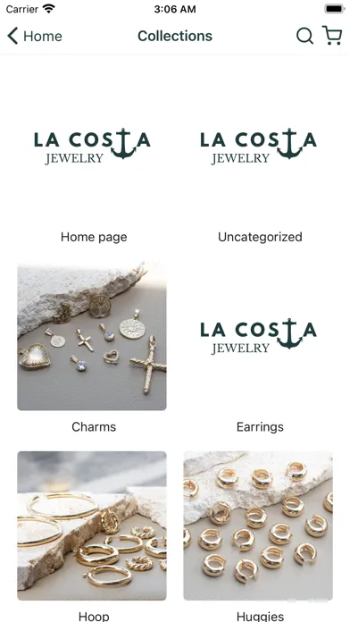 Captures d'écran de LaCosta Jewelry