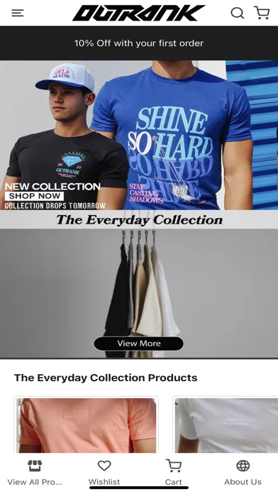 Capturas de tela do Outrank Store