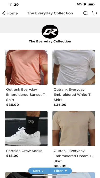 Capturas de tela do Outrank Store