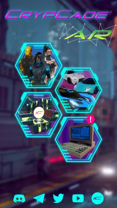 Zrzuty ekranu CrypCade AR