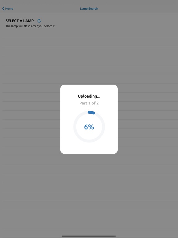 ภาพหน้าจอของ Evluma OTA iPad 