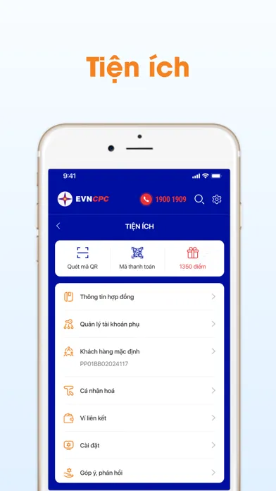 EVNCPC CSKH سکرین شاٹس