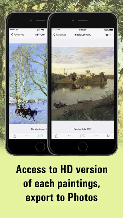 Captures d'écran de Landscape Art HD.