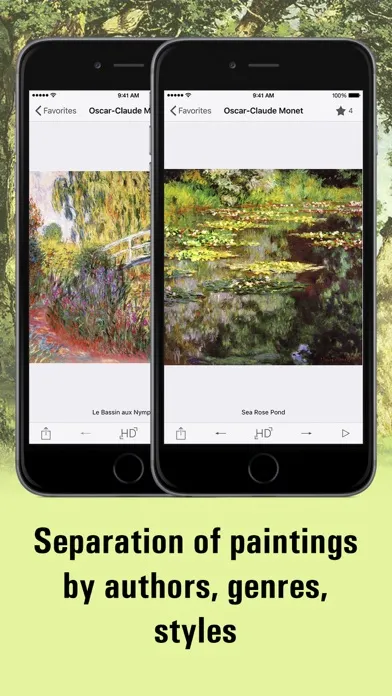 Captures d'écran de Landscape Art HD.