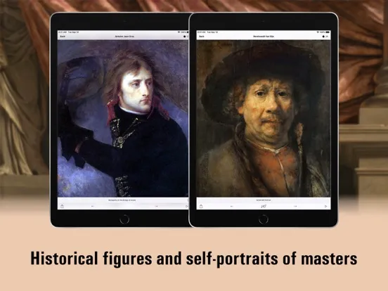 Zrzuty ekranu Portrait painting HD iPad 