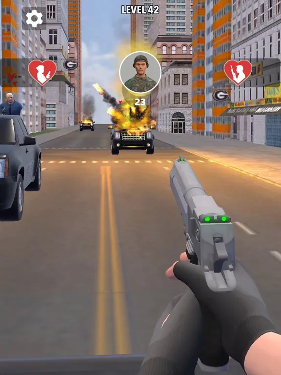 Capturas de tela do Mr and Mrs Shooter: City Hunt iPad 