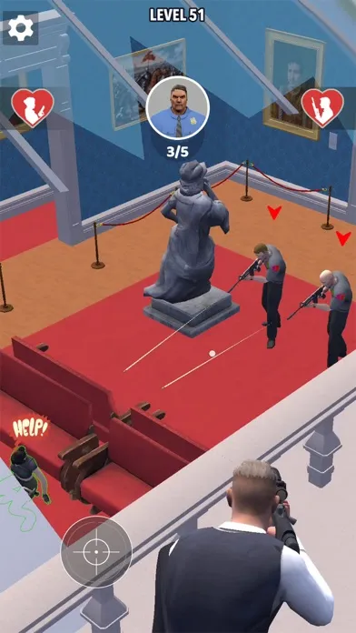 Capturas de tela do Mr and Mrs Shooter: City Hunt