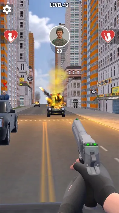 Capturas de tela do Mr and Mrs Shooter: City Hunt