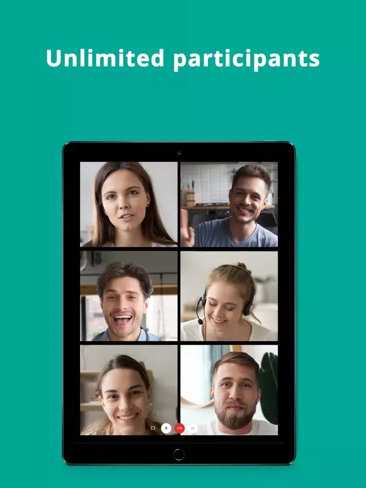 eVoice Meet Video Conferencing iPad  Screenshots