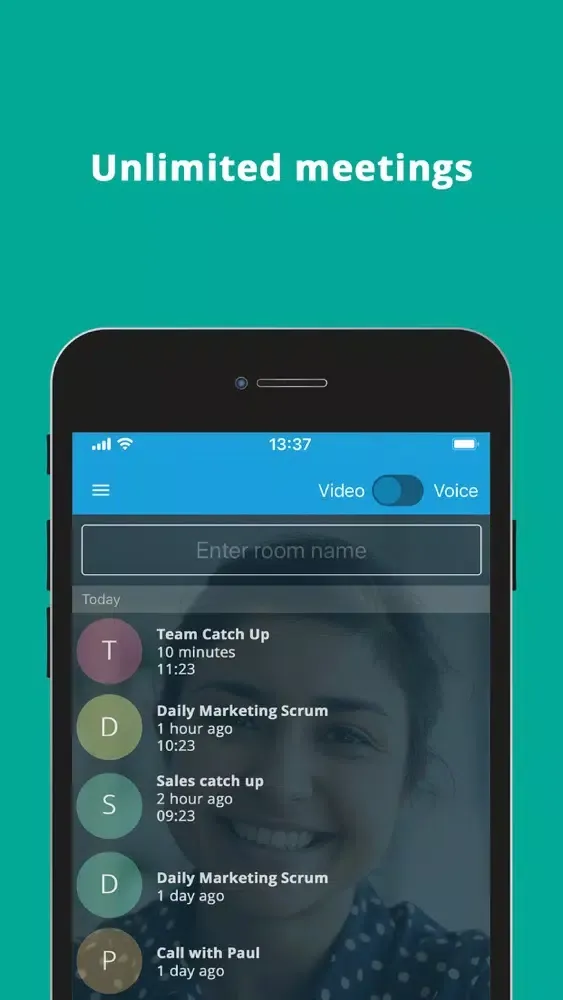 eVoice Meet Video Conferencing Screenshots