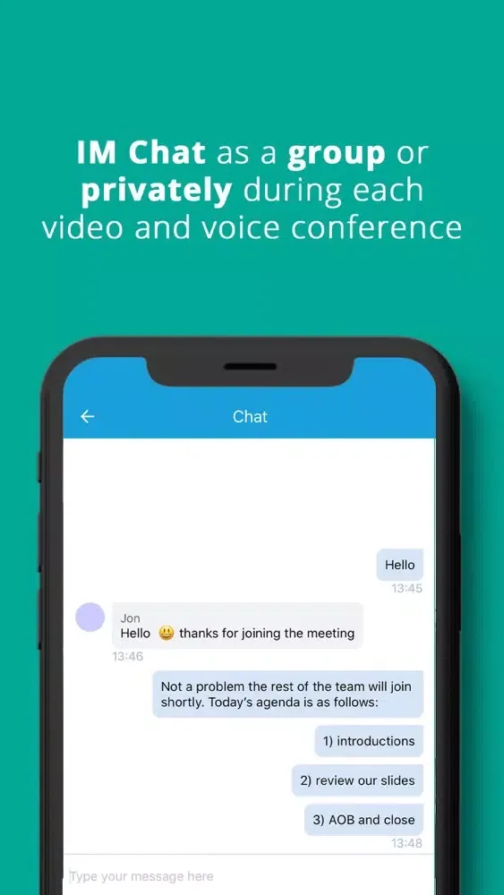 eVoice Meet Video Conferencing Screenshots