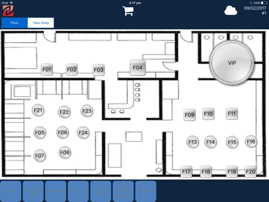 Zeoniq POS iPad  Screenshots