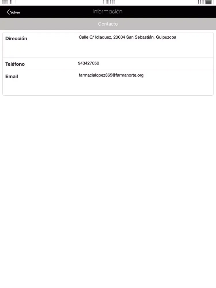 Farmacia Plaza Guipuzcoa iPad  Screenshots