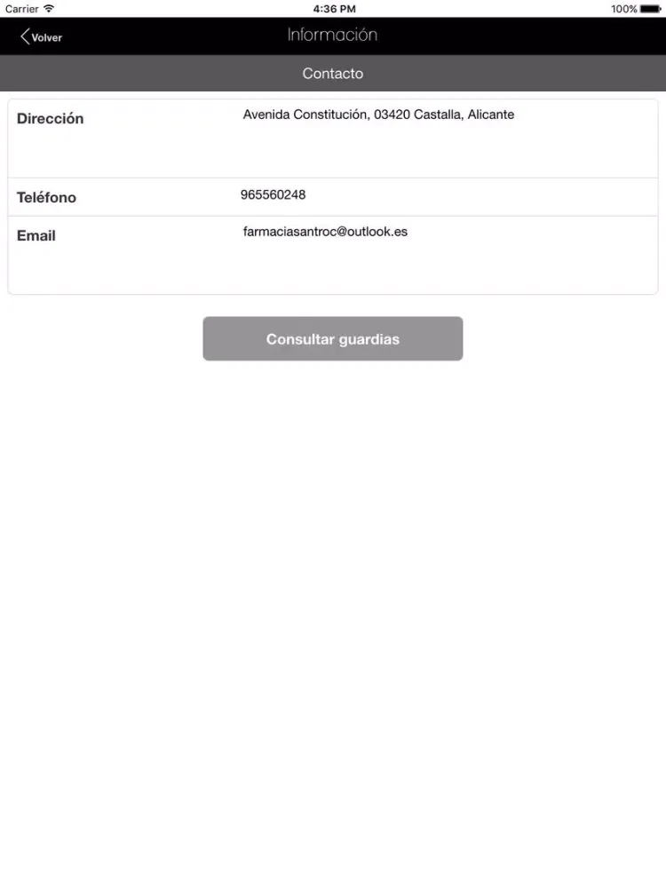 Farmacia Sant Roc iPad  スクリーンショット