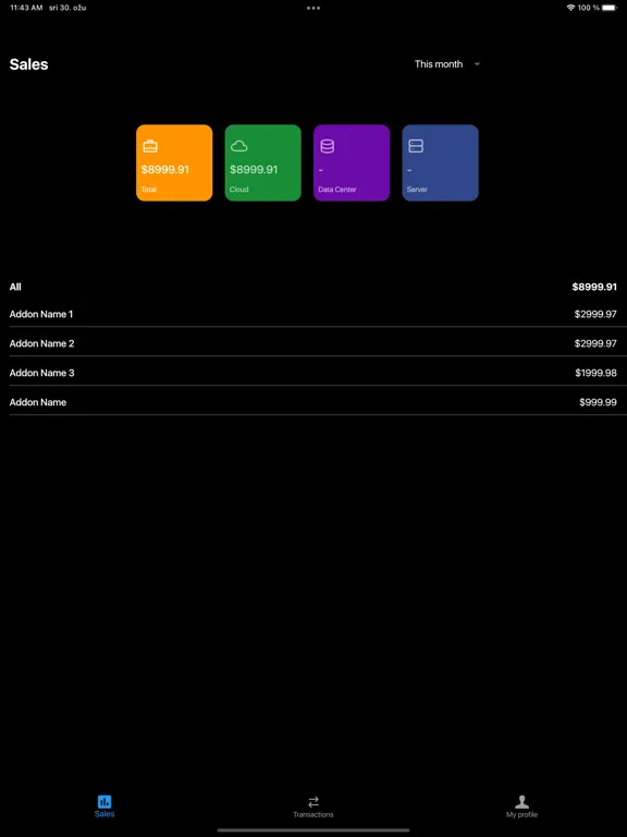 صور Sally - Marketplace Reports iPad 