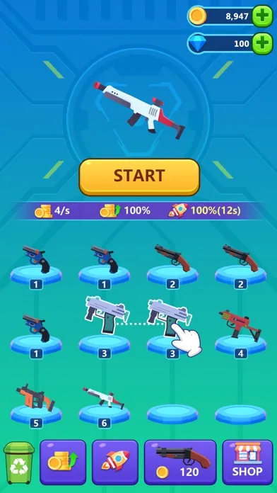 Monster Evolution-Merge Sniper應用截圖