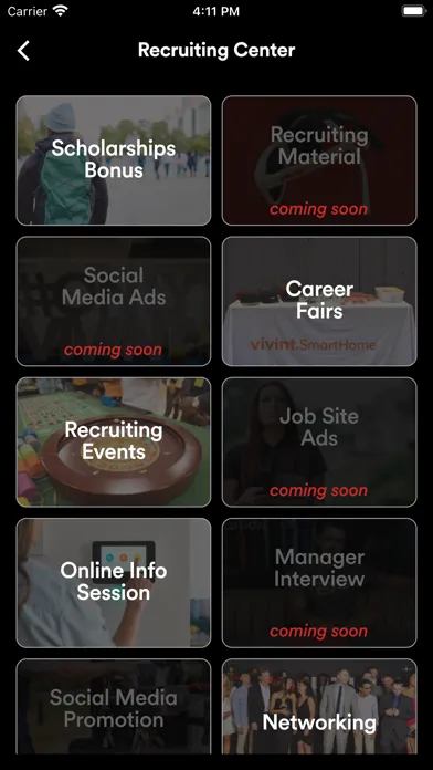 Ảnh chụp màn hình của Evolution Recruiting
