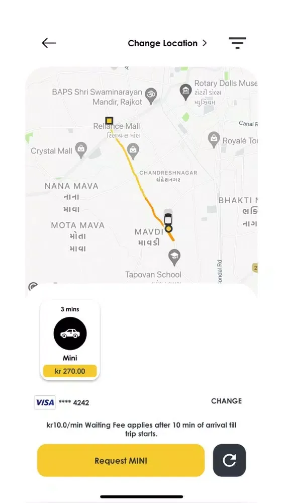 Ảnh chụp màn hình của Call Cab - Ny taxiapp