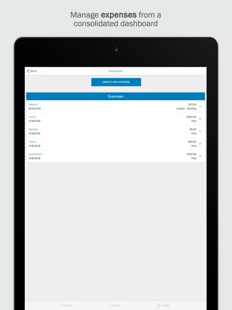 Automated Benefit Svcs FSA iPad  স্ক্রিনশট