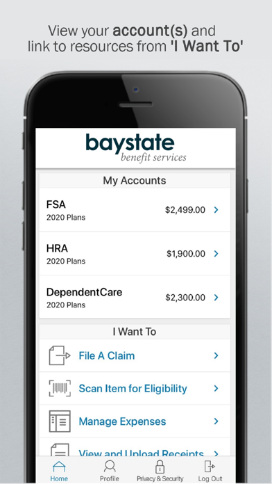 Baystate Benefits Mobile स्क्रीनशॉट