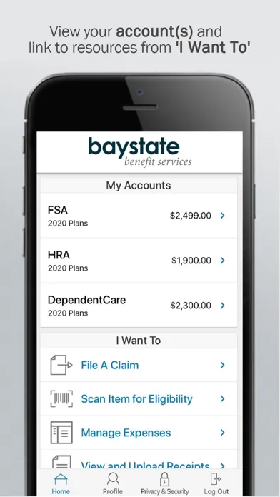 Baystate Benefits Mobile 스크린샷