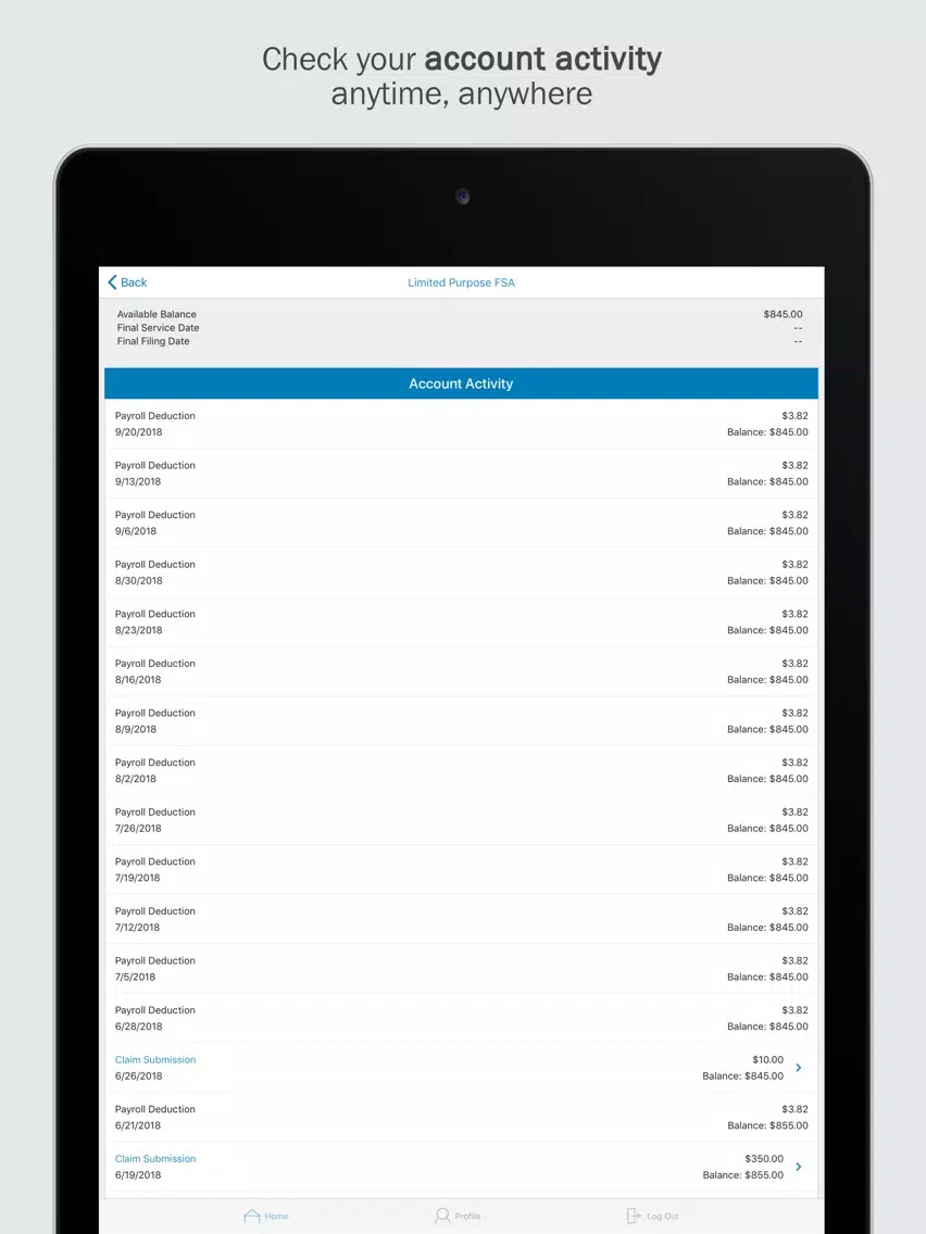ภาพหน้าจอของ Choice Fund iPad 