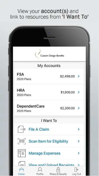 Скриншоты Custom Design Benefits FSA/HSA
