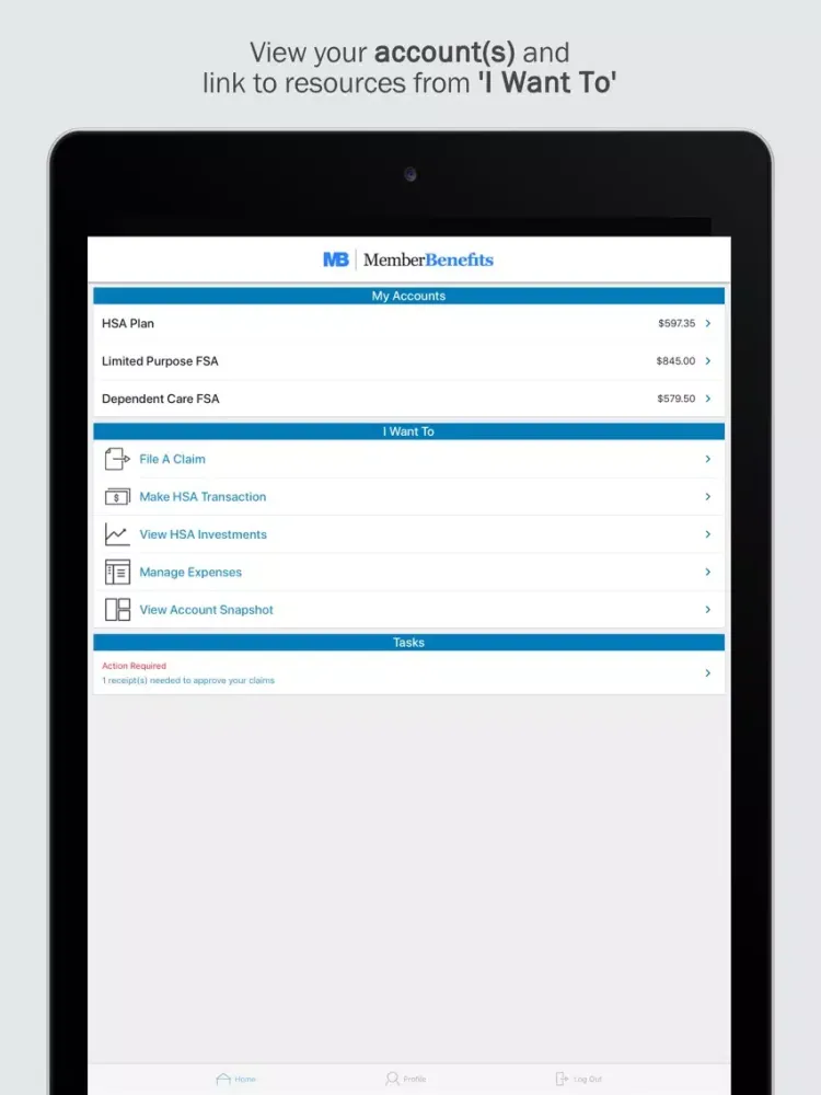 Screenshot di Member Benefits iPad 