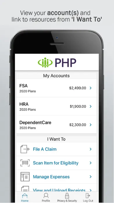 PHP Reimbursement Account স্ক্রিনশট