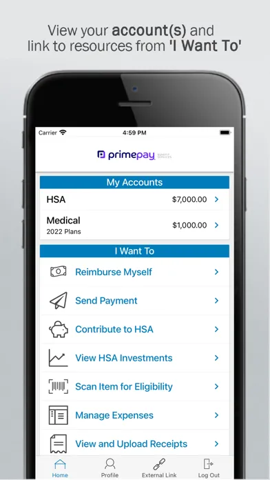 Screenshot di PrimePay Benefit Services