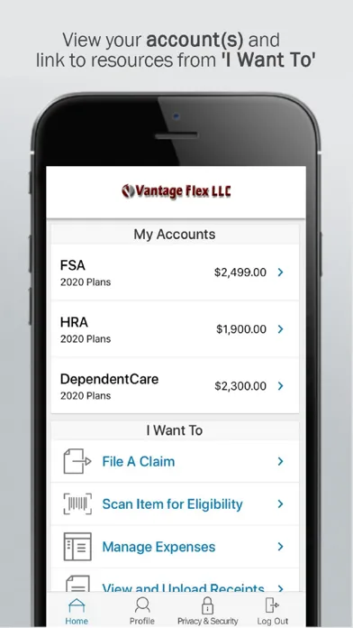 Скриншоты Vantage Flex Benefits