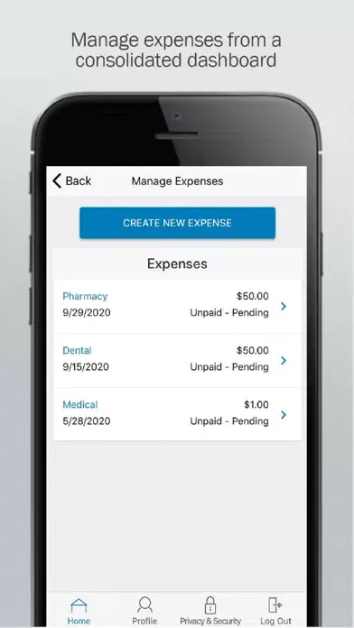 Voya Health Accounts سکرین شاٹس