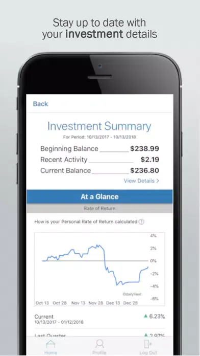 Voya Health Accounts سکرین شاٹس