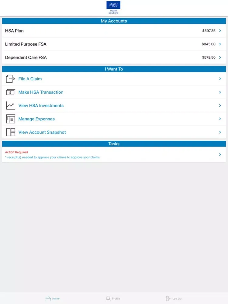 Скриншоты Mayo Clinic Health - Reimburse iPad 