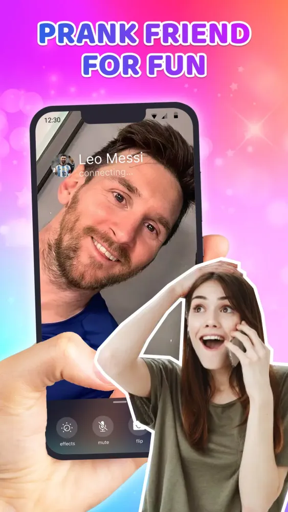 Ảnh chụp màn hình của Prank Call - Fake Video Call