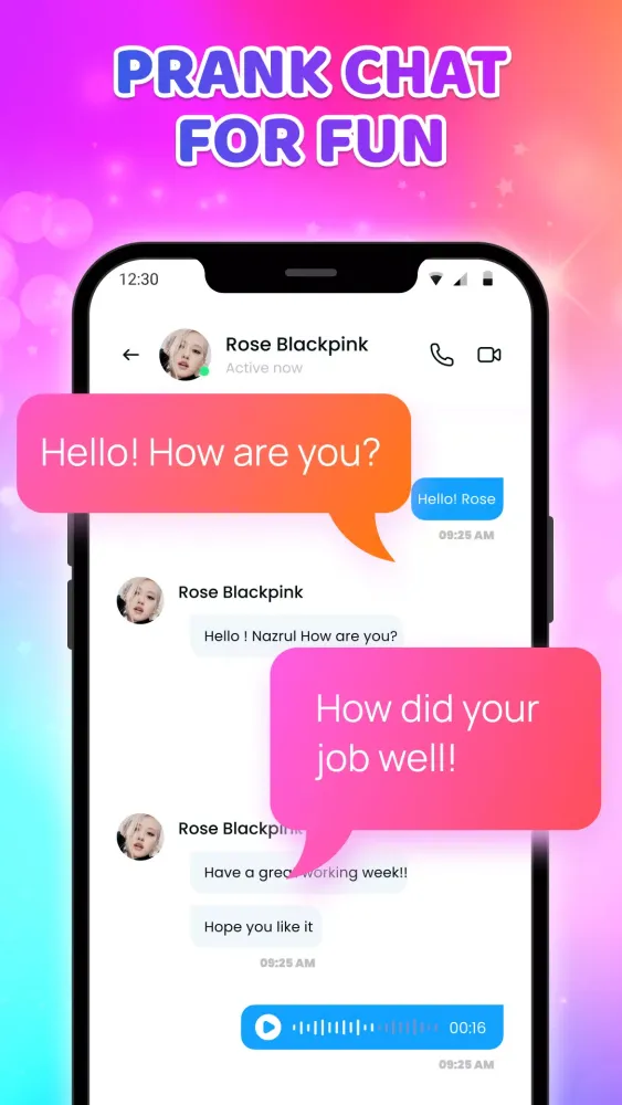 Ảnh chụp màn hình của Prank Call - Fake Video Call