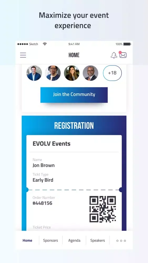 EVOLV Events Ekran Görüntüleri