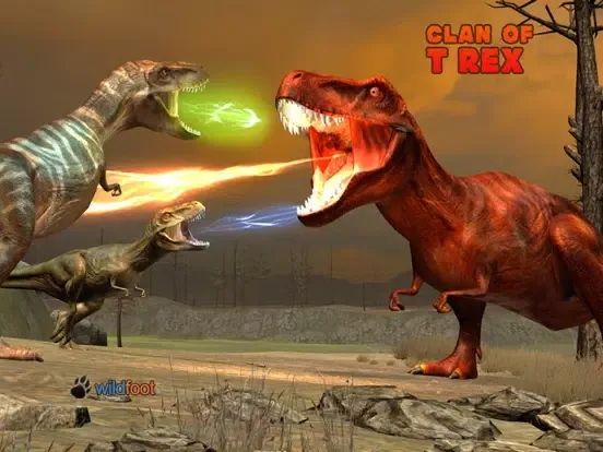 ภาพหน้าจอของ Clan Of T-Rex iPad 