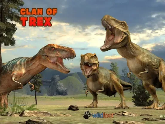 ภาพหน้าจอของ Clan Of T-Rex iPad 