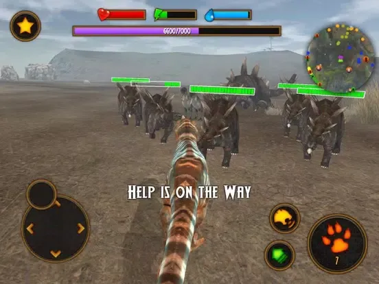 ภาพหน้าจอของ Clan Of T-Rex iPad 