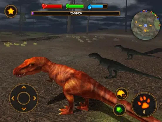 ภาพหน้าจอของ Clan Of T-Rex iPad 