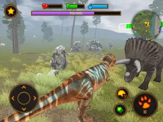 ภาพหน้าจอของ Clan Of T-Rex iPad 