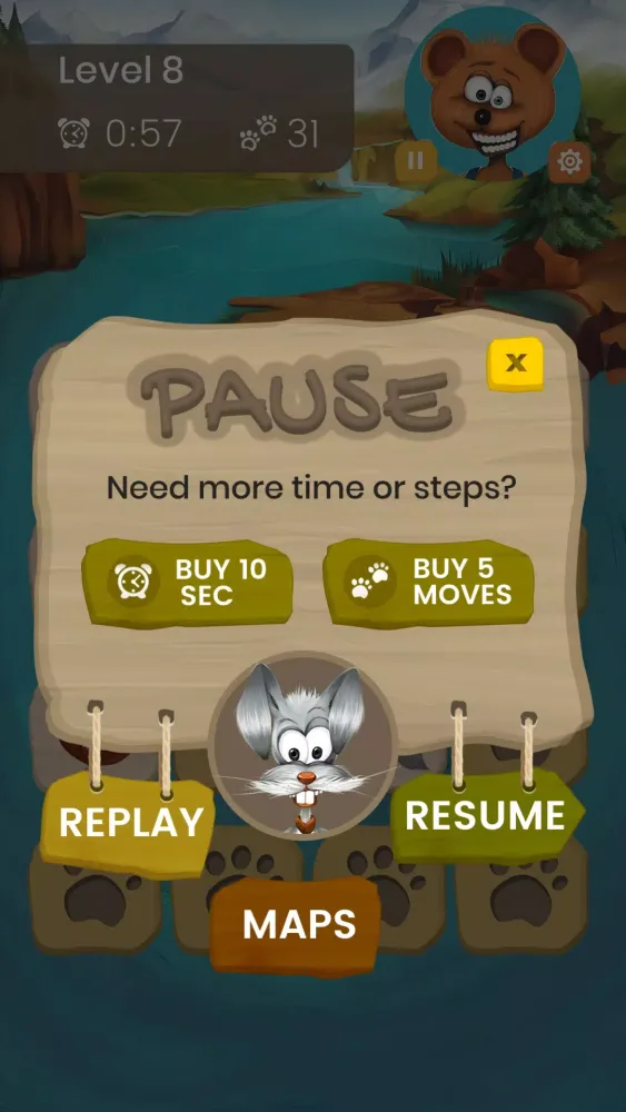 Animal Matching Pairs Game Screenshots