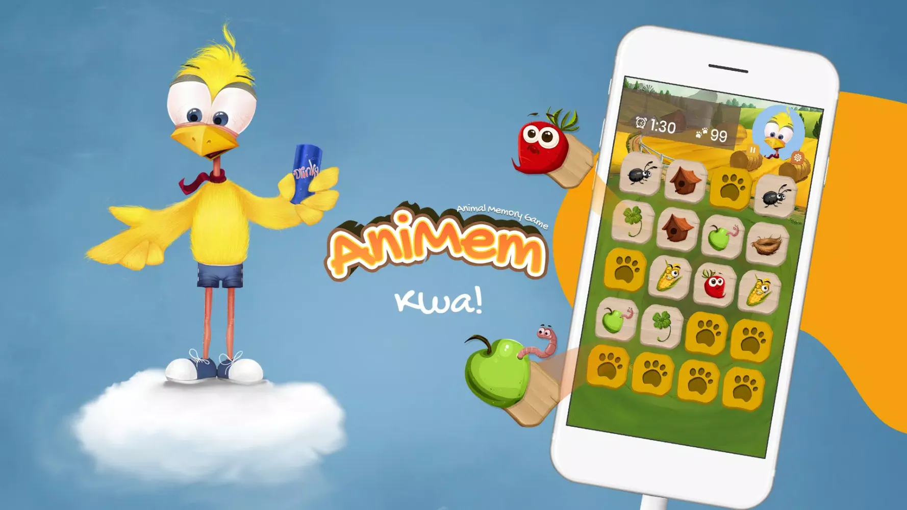Animal Matching Pairs Game Screenshots