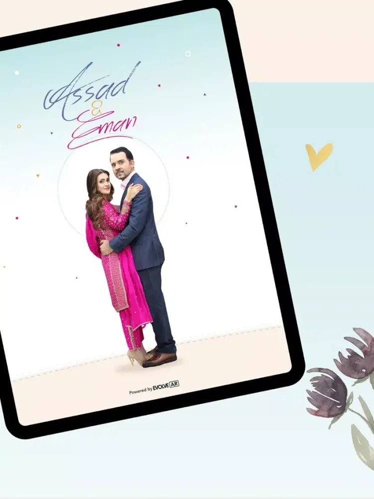 Wedding AR: Asad and Eman iPad  Screenshots